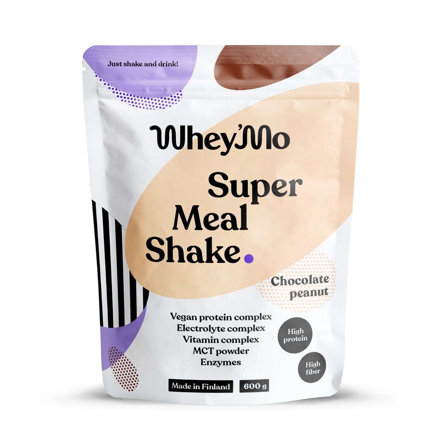 Whey'Mo Super Meal Shake Chocolate Peanut