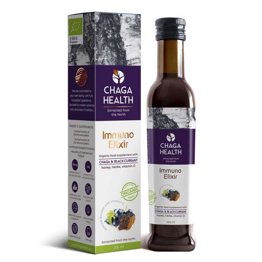 Chaga Health Organic Immuno Elixir Chaga & Blackcurrant