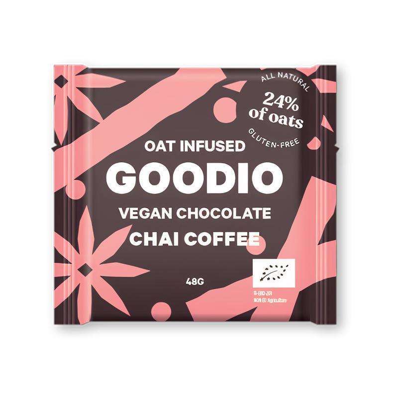 Goodio Organic Oat Infused Chai Coffee Chocolate