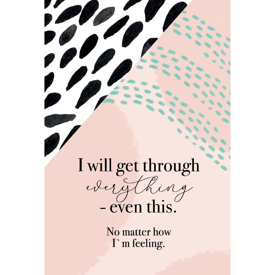 Less Anxiety Affirmation Cards