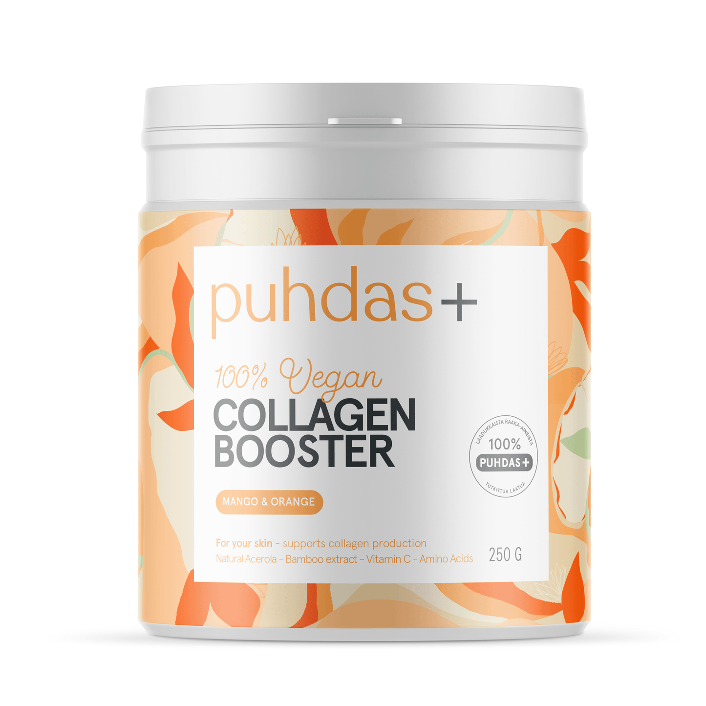 Puhdas+ Collagen Booster 100 % Vegan Mango & Orange