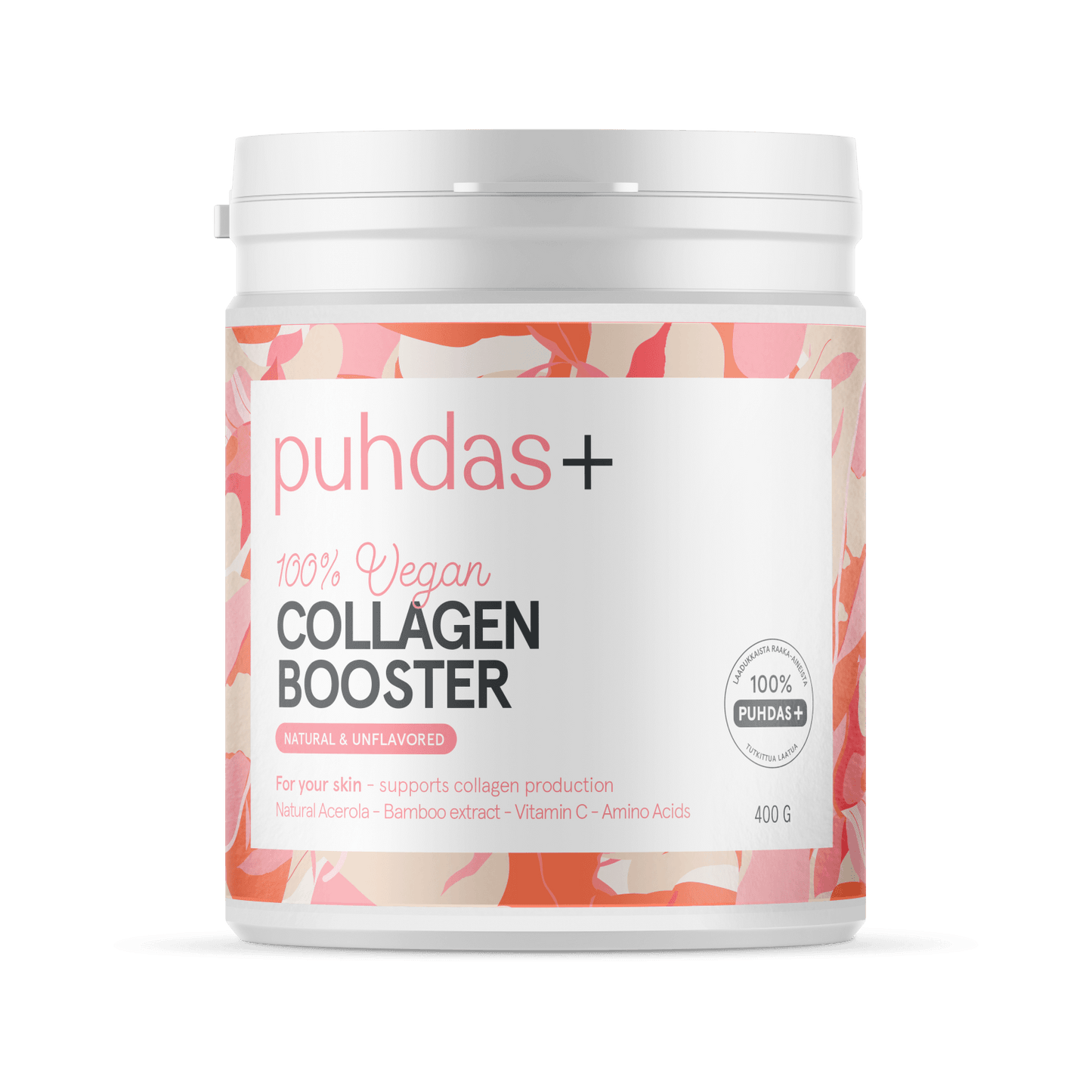 Puhdas+ Collagen Booster 100 % Vegan Natural