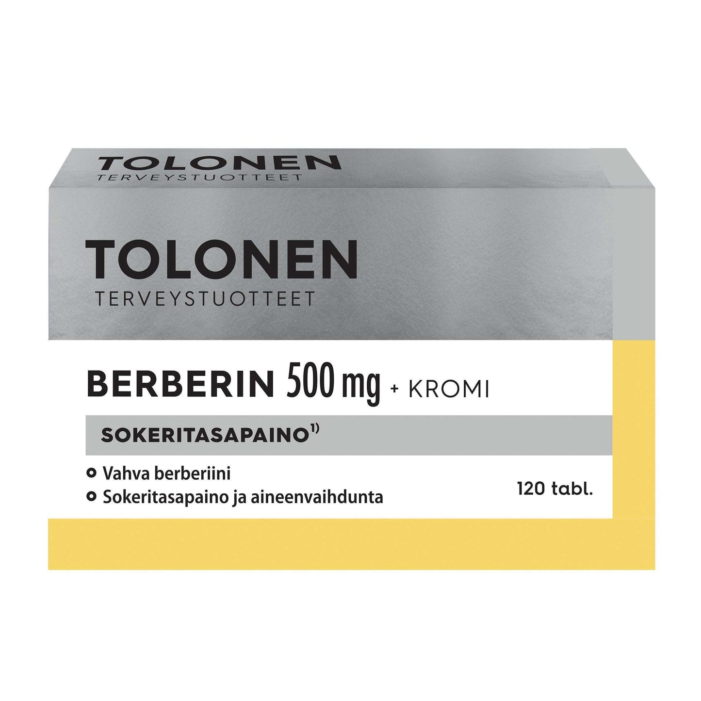 Dr. Tolonen Berberine 500 mg + Chromium