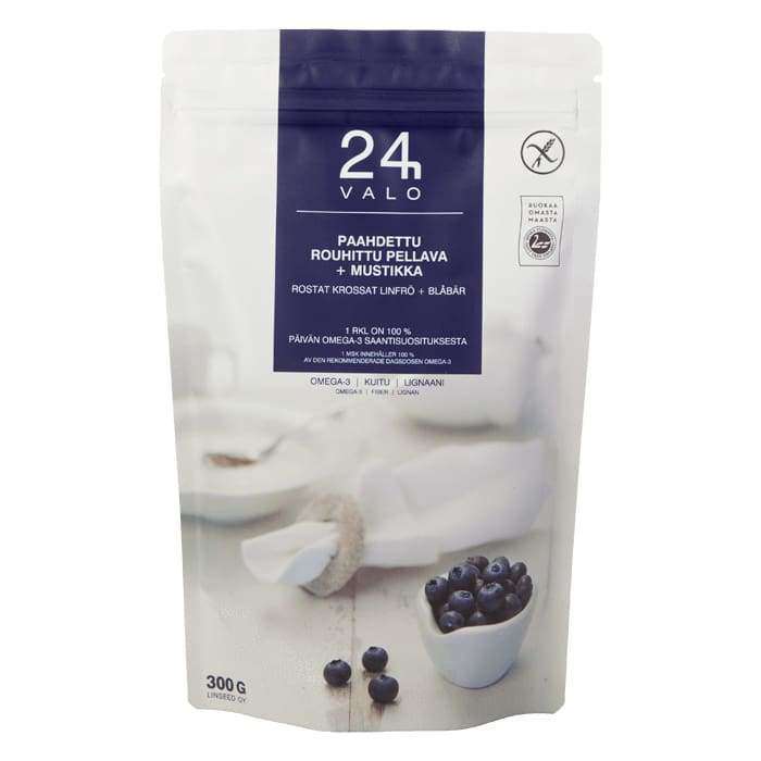 Valo24h Roasted Ground Flaxseed + Wild Blueberry