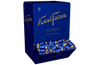 Die Fazer Milk Chocolate Praline Big Box besteht aus einem blauen Displaykarton mit goldenem Branding und ist mit einzeln verpackten finnischen Pralinen aus frischer Milch gefüllt, die einen luxuriösen Genuss darstellen.