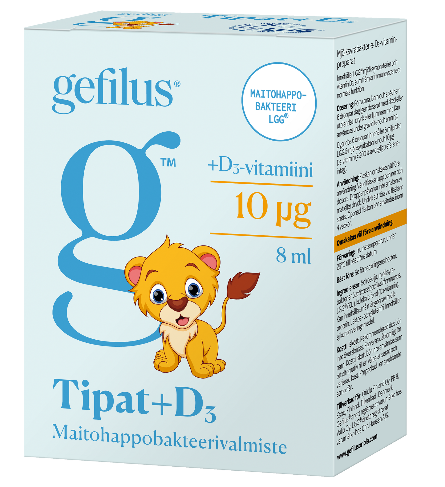 Gefilus Milchsäure flüssig + Vitamin D