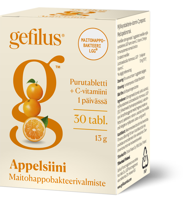 Gefilus Milchsäure + Vitamin C Orange