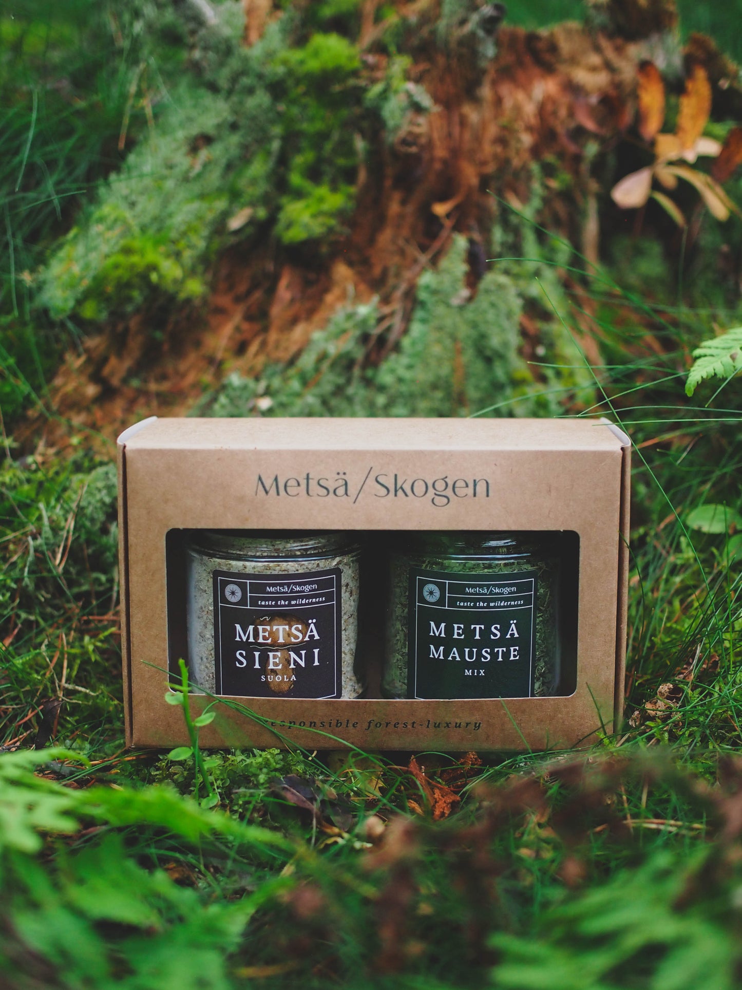 Metsä/Skogen Wildpilzsalz & Waldgewürzmischung Geschenkset