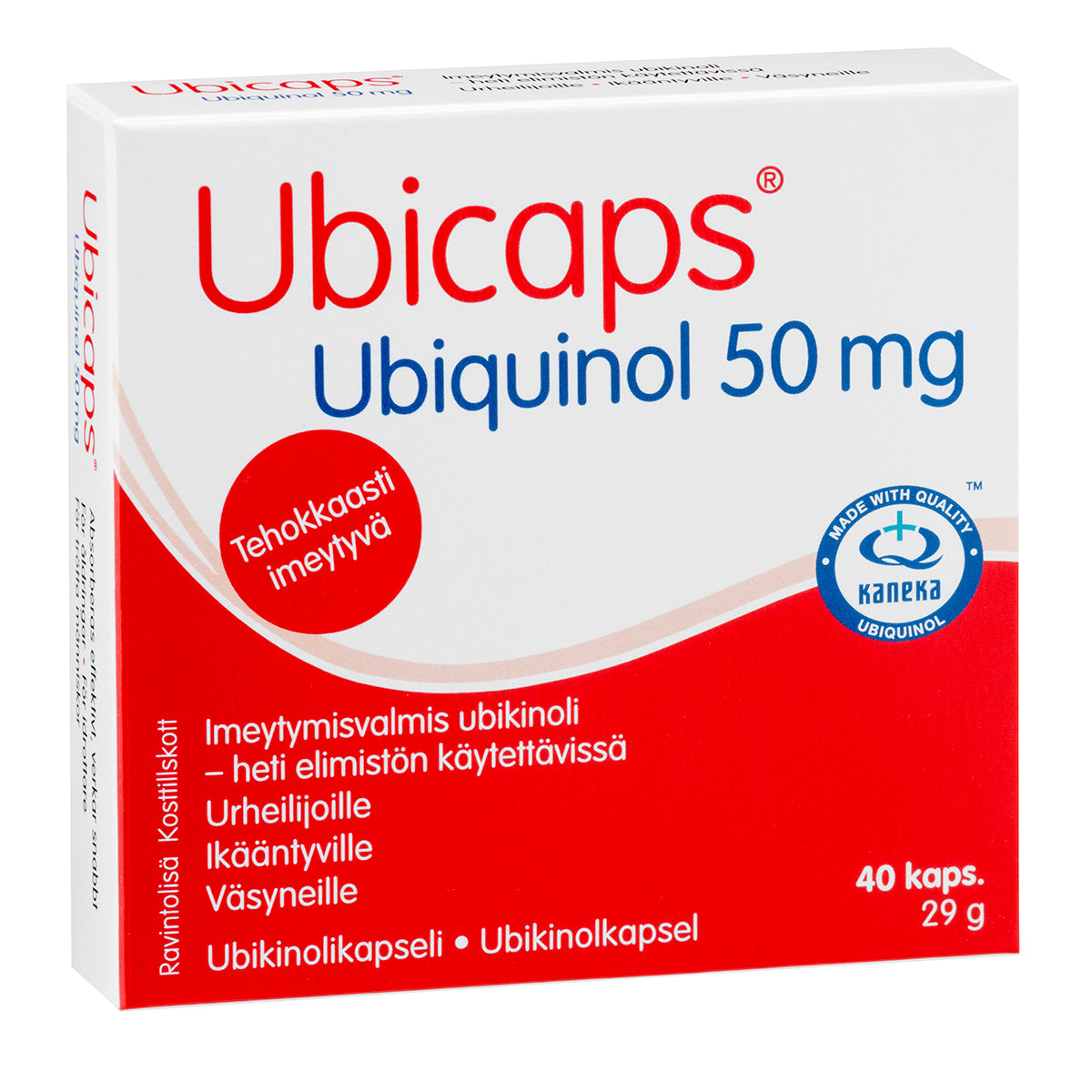 Ubicaps Ubiquinol 50 mg