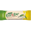 Der BareBar Banana 24er-Pack enthält Frucht- und Nussriegel in grüner und gelber Verpackung mit Bananen auf dem Etikett und der Aufschrift "100% RAW BareBar Fruits - Nuts - Berries Banana 40g" - ein gesunder veganer Snack von BareBar.