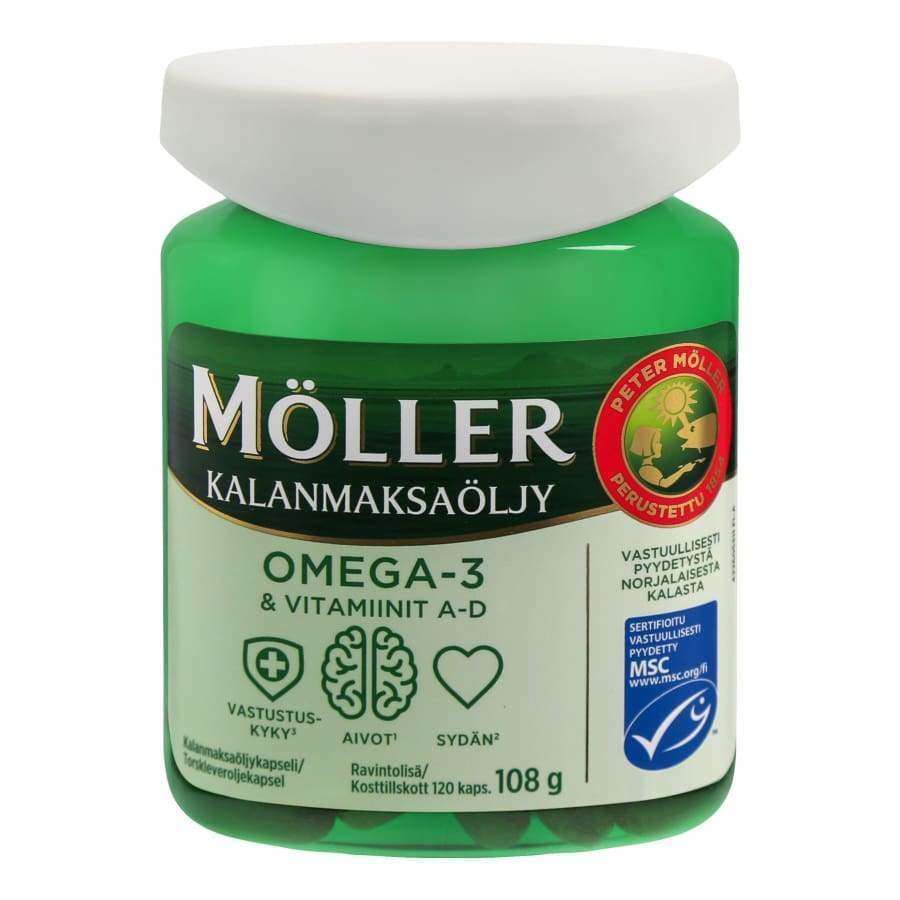 Möller Omega-3-Lebertran-Kapseln