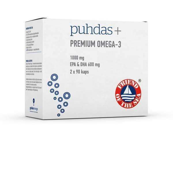 Puhdas+ Premium Omega-3-Kapseln