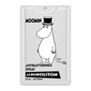 Le spray antibactérien sans alcool Moomin de Moomin se présente dans un flacon blanc de 20 ml orné d'un personnage Moomin en noir et blanc coiffé d'un haut-de-forme. Il permet d'effectuer 225 pulvérisations pour une désinfection facile dans votre poche.