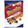 Fazer Dumle Winter Mix di Fazer è una caramella mou in edizione limitata con mini gusti zenzero e polka in una confezione festosa e colorata con dolcetti incartati e cioccolato al caramello, perfetta per uno spuntino durante le feste.