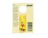 Il balsamo per le labbra Gustaf & Linnea Moomin Little My raffigura Little My che balla su un tubetto giallo, ha una confezione ecologica con un foro per appenderlo ed è accompagnato da un cartoncino color crema con i dettagli del prodotto e il codice a barre.