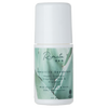 Een witte roll-on RimitaDeo Sensitive Unscented Aluminium Deodorant van Rimita Green, 50 ml. Veganistisch, geurvrij, biologisch en ideaal voor de gevoelige huid met aloë vera en kruiden.